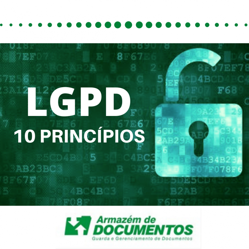 The principles of the LGPD - General Data Protection Law